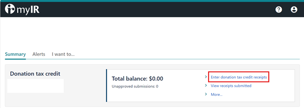 IRD Tax Receipt Screenshot 2 IRD Tax Receipt Screenshot 2